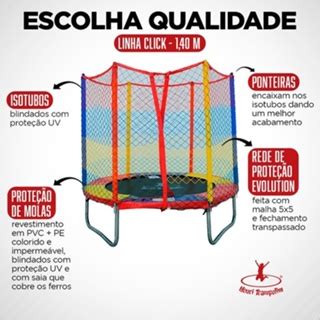 Cama Elastica Pula Pula Henri Trampolim M Nacional Shopee Brasil