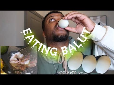 Eating A Fertilized Duck Egg Balut Egg 🥚 Philippine Dish Youtube