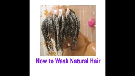 How To Wash Natural Hair Natural Hair Basics YouTube