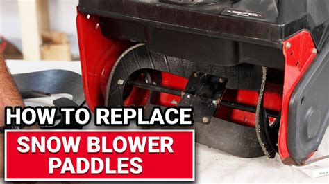 How To Replace A Snow Blower Paddle Ace Hardware YouTube