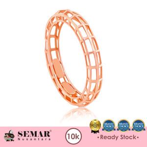 Promo Cincin Emas Korea Style Elaine Rose Gold 10K Semar Nusantara 12