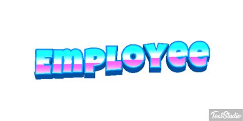 Employee Word Animated GIF Logo Designs