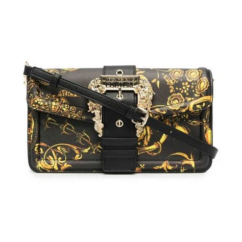 Versace Jeans Couture Shoulder Bag Czarny Female Versace Jeans Couture