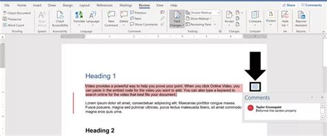 How To Hide Comments In Word Nuts And Bolts Speed Training