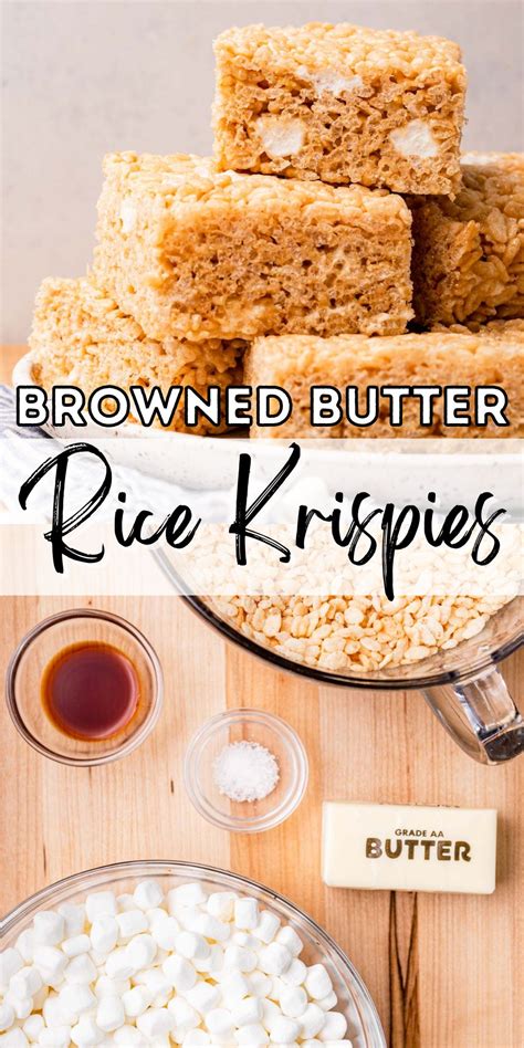 Browned Butter Rice Krispie Treats I Wash You Dry