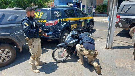 Prf Apreende Motocicleta Adulterada Na Br No Sul Do Piau Ve Culo