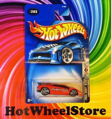 Hot Wheels FINAL RUN Red LAMBORGHINI DIABLO Card HW EBay