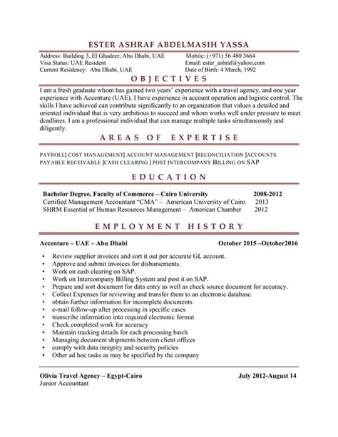 Ester Ashraf Cv Pdf