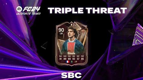 Ea Fc Sbc David Ginola Triple Threat Hero Now Available Cheapest