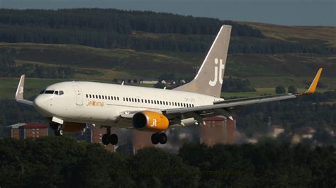 Oy Jty At Glasgow Airport Scotland Jet Time Boeing Flickr