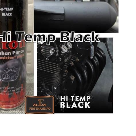 Jual Diton Hi Temp Black Doff 150cc Cat HTB Semprot Tahan Panas Diton