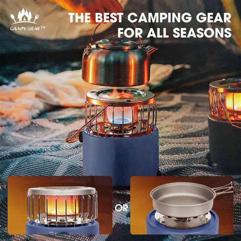 Campy Gear Chubby 2 In 1 Portable Propane Heater Stove Outdoor