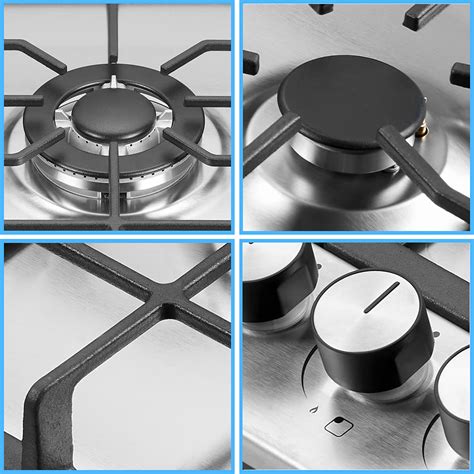 Gas Cooktop HBHOB 30 Inches 5 Burners Gas Stove Gas Hob Stovetop