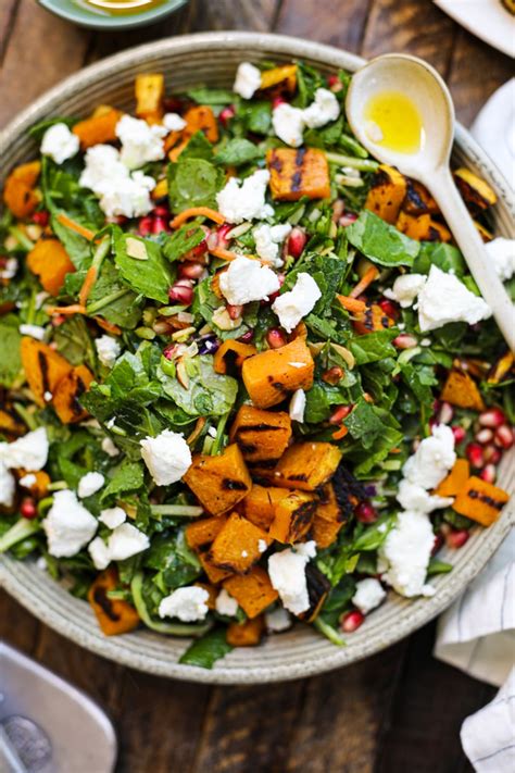 Grilled Butternut Squash Salad - Healthyish Foods