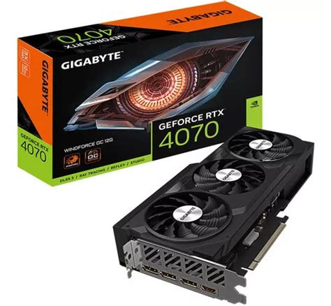 Placa de vídeo Nvidia Gigabyte Windforce GV N4070WF3OC 12GD OC Edition