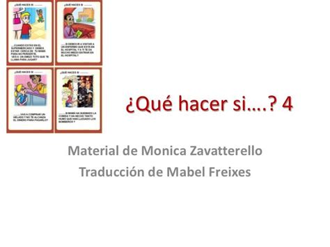 Qué hacer si 4 by Anabel Cornago via slideshare Habilidades sociales