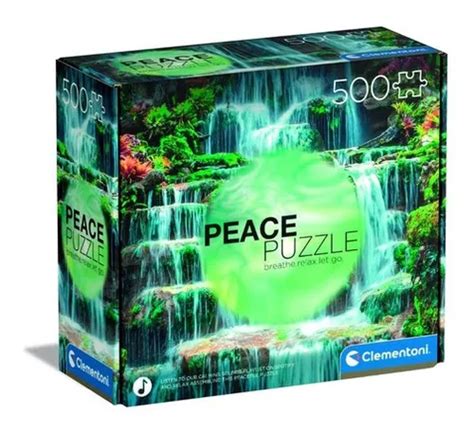 Cachoeira Relaxante Relax Peace Puzzle 500 Pz Clementoni MercadoLivre