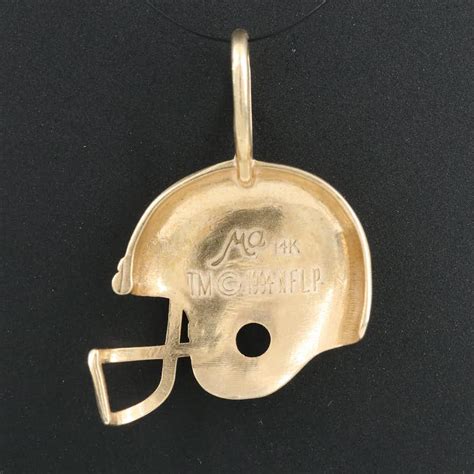 Vintage 14K San Francisco 49ers Helmet Pendant | EBTH