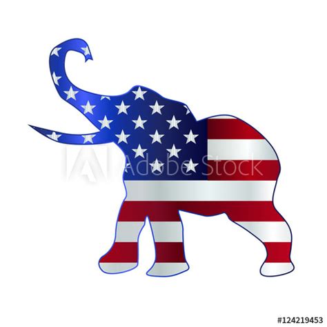 Republican Elephant Vector at GetDrawings | Free download