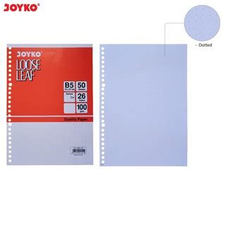 Jual Joyko Kertas Binder Loose Leaf Dotted Titik Dot B Gsm Sheet