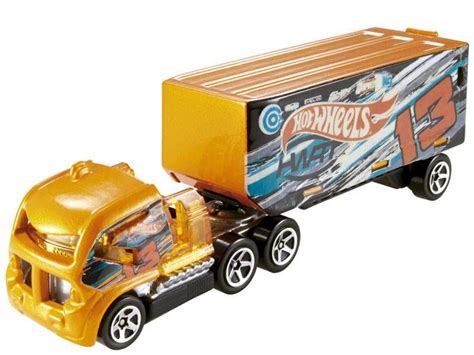 Hot Wheels Caminhão Velocidade na Pista Truck Tool 3 Mattel Caminhões Motos e Ônibus de