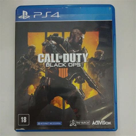 Call Of Duty Black Ops 4 Ps4 Mídia Física Original Shopee Brasil