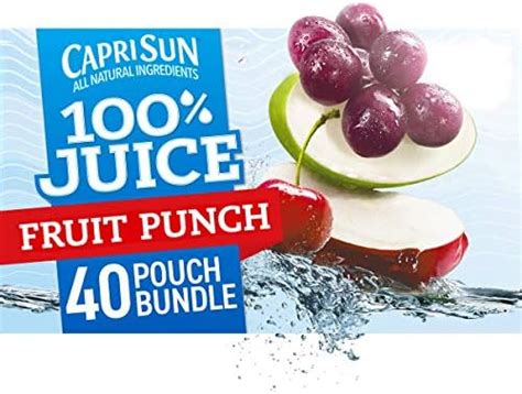 Amazon Capri Sun Tropical Punch Ready To Drink Juice 10 Pouches