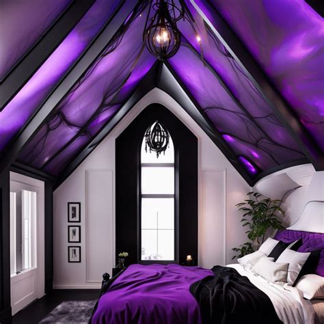 Purple And Black Bedroom Decorating Ideas Shelly Lighting