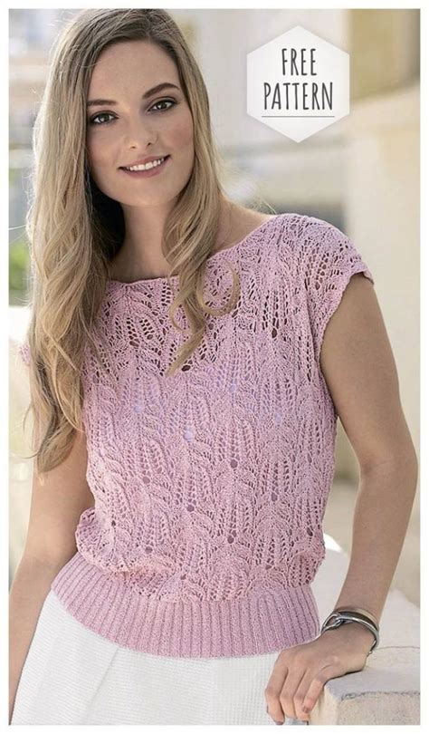 Pink Lace Top Free Pattern Pink Lace Tops Crochet Blouse Free Pattern Lace Knitting Stitches