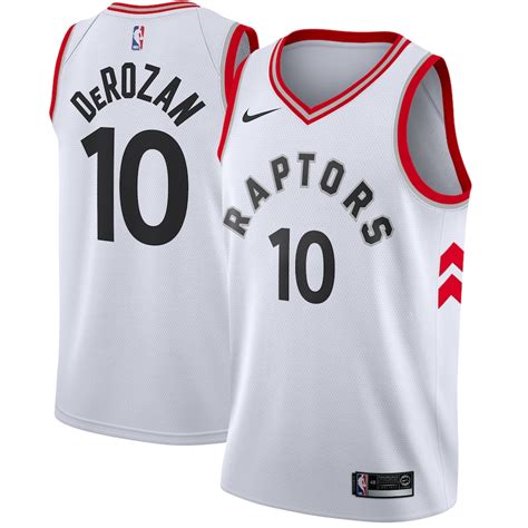 Men's Toronto Raptors DeMar DeRozan Nike White Swingman Jersey ...