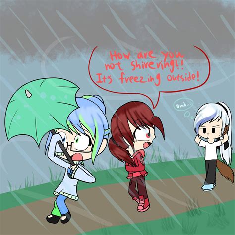 Book And Ruby Running Under The Rain While Ice Cube Is Just Chilling Bfdi Amino