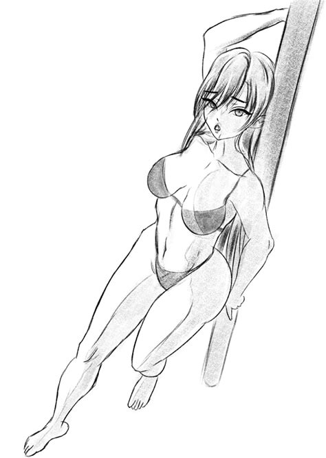 Draw nsfw sfw anime sketch by Leontechfr | Fiverr