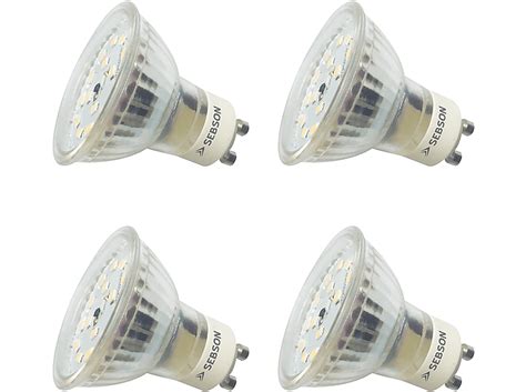 Sebson Lampe Gu10 Dimmbar 4er Set 5w Strahler 230v Led Leuchtmittel