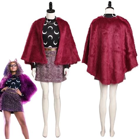 Movie Monster High Clawdeen Wolf Cosplay Costume