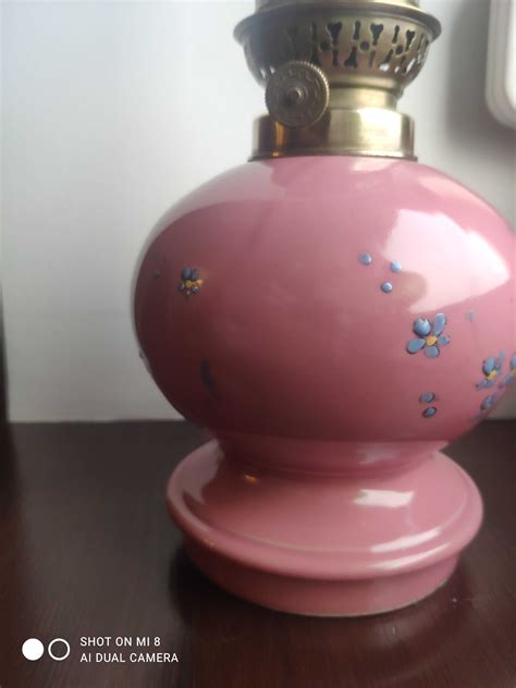 Stara Francuska Porcelanowa Lampa Naftowa Nr Kulerz W Olx Pl