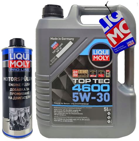 LIQUI MOLY 5W30 5L+ŚRODEK DO PŁUKANIA SILNIKA - 11331144363 - oficjalne ...