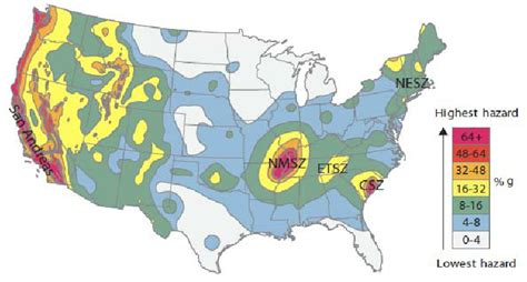 United States Seismic Zone Map