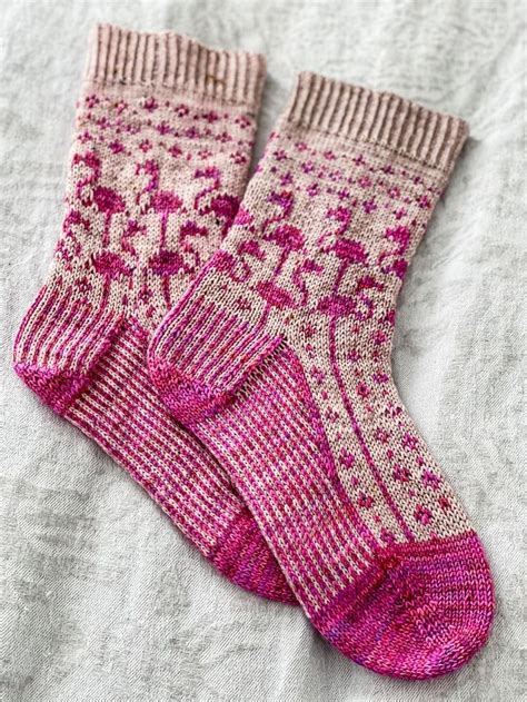 Ravelry Flamingo Lane Socks By Maria Matthes In 2024 Sock Knitting