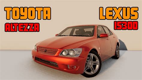 Мод Toyota Altezza Lexus Is300 для Beamngdrive Youtube