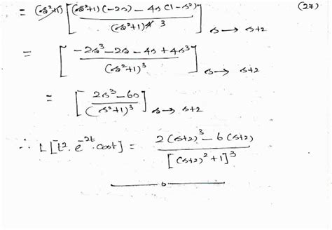 Tpgit Mathematics Laplace Transforms Of Standard Functions S First