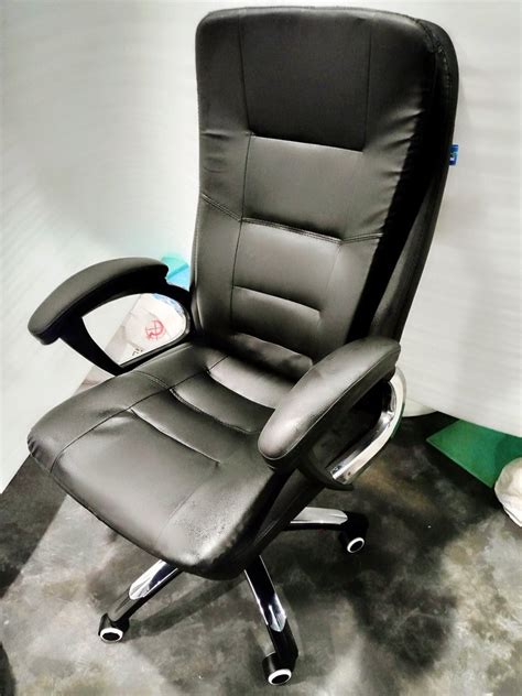 Leatherette Black High Back Office Revolving Chair At Rs 7500 In New Delhi