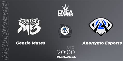 Gentle Mates Vs Anonymo Esports Betting Tip Match Prediction