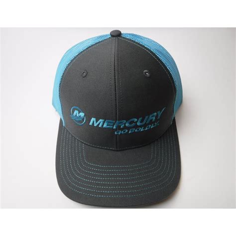 New Authentic Mercury Marine Hat Go Boldly Richardson Trucker - www