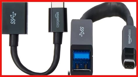 Amazon Basics Usb Type C To Usb 31 Gen1 Female Adapter Black Youtube