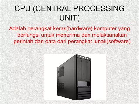 Secara Umum Cpu Terdiri Dari 6