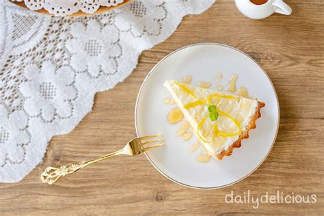 Dailydelicious On Twitter ชีสทาร์ตน้ำผึ้งเลมอน Honey Lemon Rare Cheese Tart はちみつとレモンレアチーズタルト