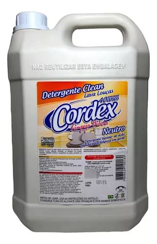 Detergente Clean Neutro Lava Lou As Litros Cordex Mercadolivre