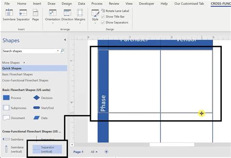 How To Create A Swimlane Diagram In Ms Visio Earn And Excel