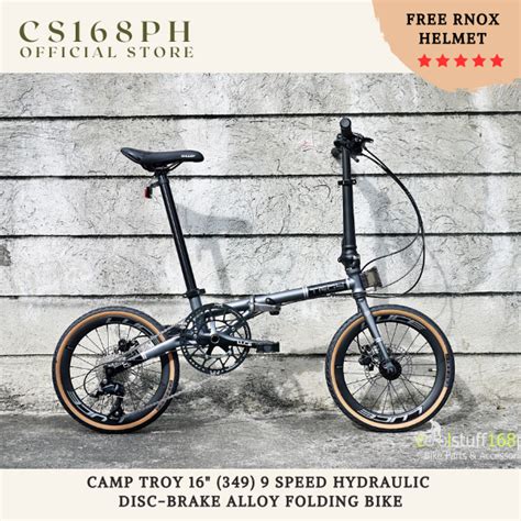 Camp Troy X Hydraulic Disc Brake Chromoly Folding Bikes W