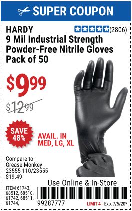 Hardy 9 Mil Nitrile Gloves Xl - Images Gloves and Descriptions ...